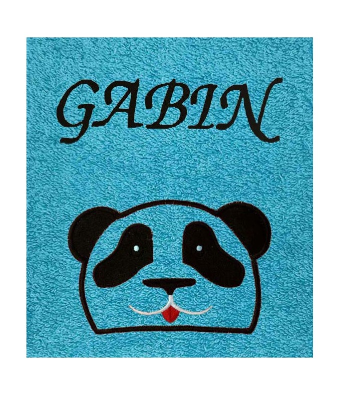 Drap de Bain Panda 4 Personnalisé