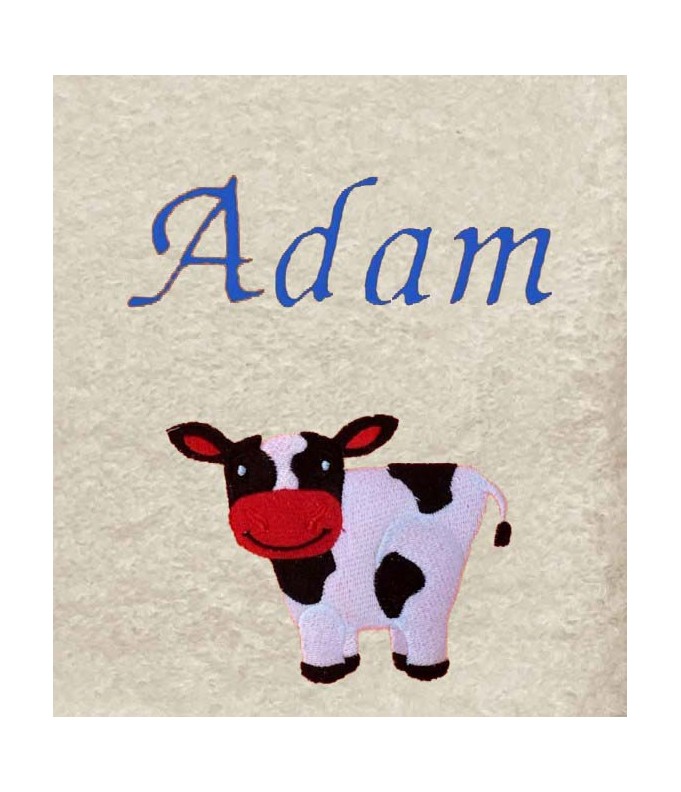 Drap de Bain Vache 2 Personnalisé