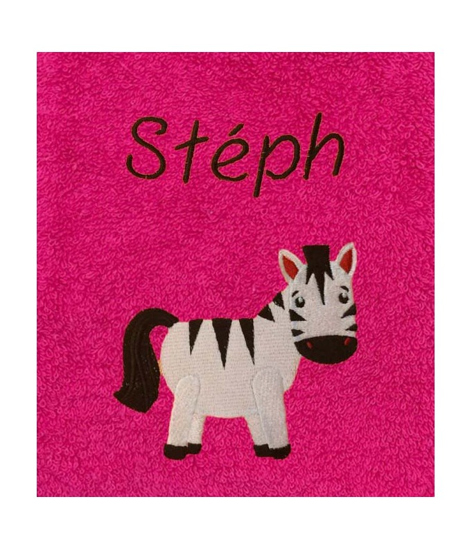 Drap de Bain Zebre 2 Personnalisé