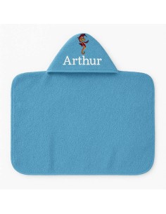 Maxi Cape de bain personnalisée avec motif hippocampe
