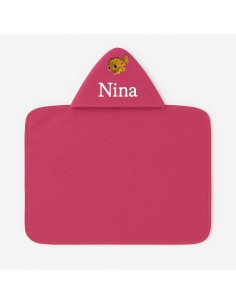 Maxi Cape de bain personnalisée avec motif poisson 1