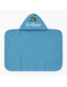 Maxi Cape de bain personnalisée avec motif tortue