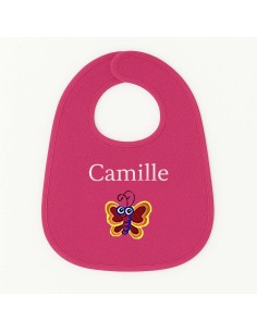 Bavoir personnalisé avec motif papillon