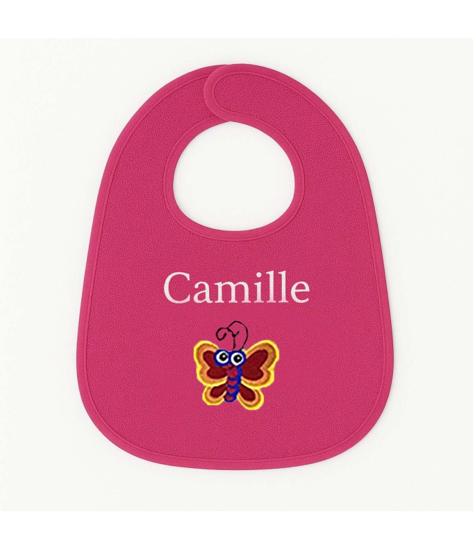 Bavoir personnalisé avec motif papillon