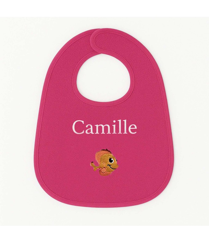 Bavoir personnalisé avec motif poisson 2