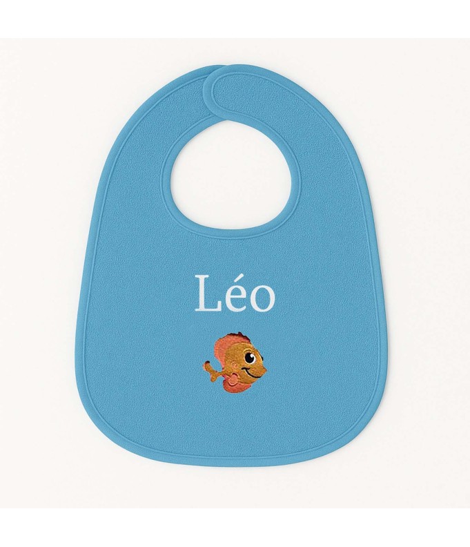 Bavoir personnalisé avec motif poisson 2