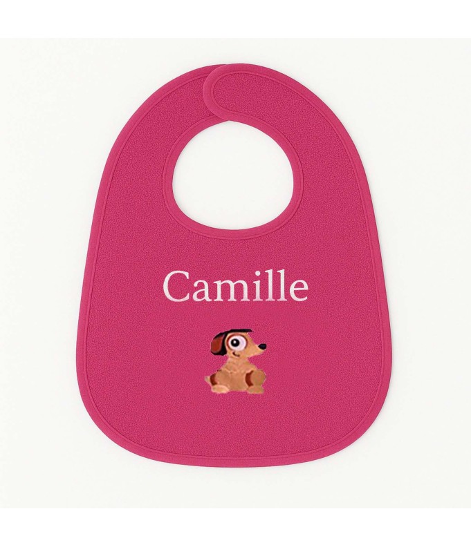 Bavoir personnalisé avec motif chien