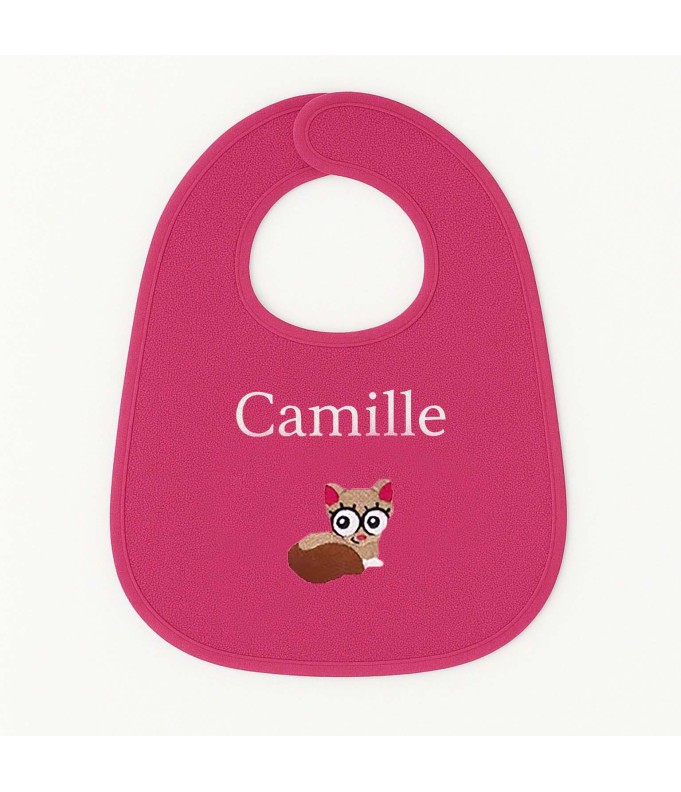 Bavoir personnalisé avec motif chat