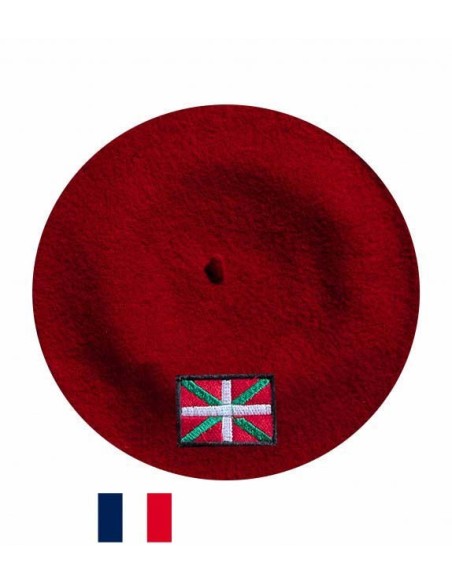 Béret Drapeau basque fabriqué à Bayonne