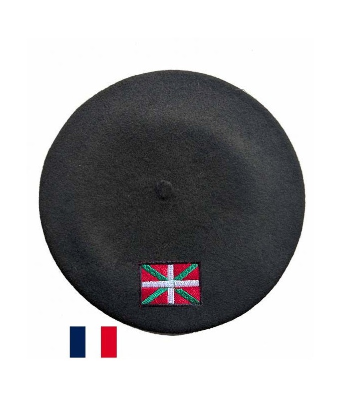 Béret Drapeau basque fabriqué à Bayonne