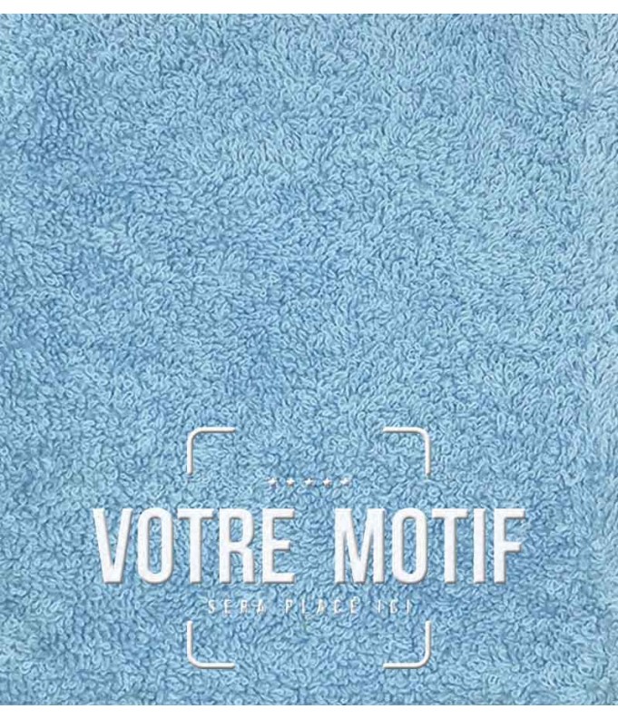 Drap de Bain Ski Personnalisé 70X140