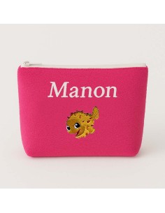 Trousse de toilette personnalisée avec motif  poisson 1