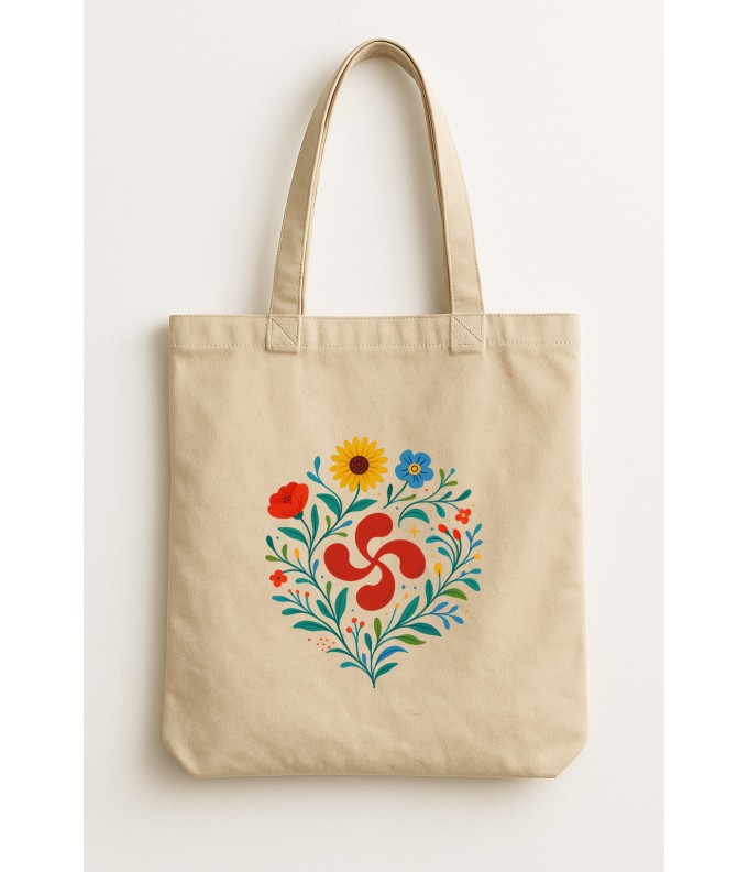 Sac Shopping Croix basque