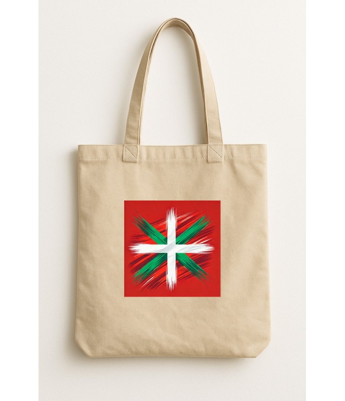 Sac Shopping drapeau basque