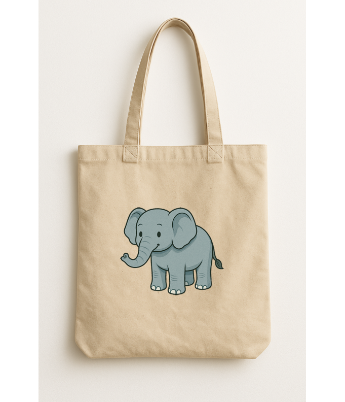 Sac Shopping éléphant