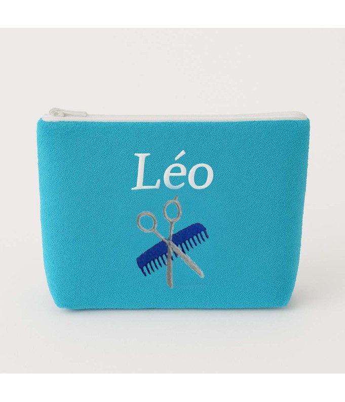 Trousse de toilette personnalisée avec motif  peigne